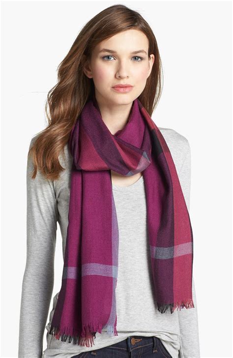 burberry scarf 65 cashmere 35 silk|Burberry cashmere scarf for women.